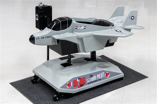 1980s BAFCO Fighter Jet Coin-Operated Children's Ride