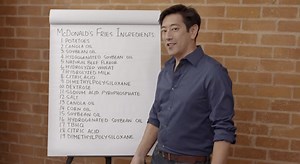 Mythbusters' Grant Imahara reverse engineers McDonald's fries and learns they have 19 ingredients