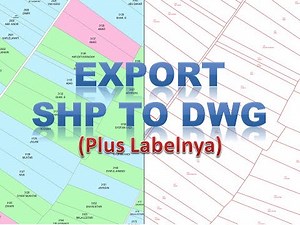 EXPORT SHP TO DWG