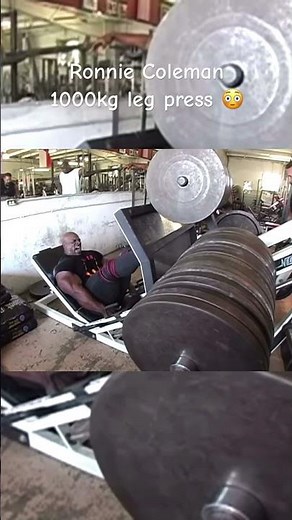 Ronnie Coleman leg press 1000 kg #gym #motivation #ronniecoleman #lightweight #powerlifting
