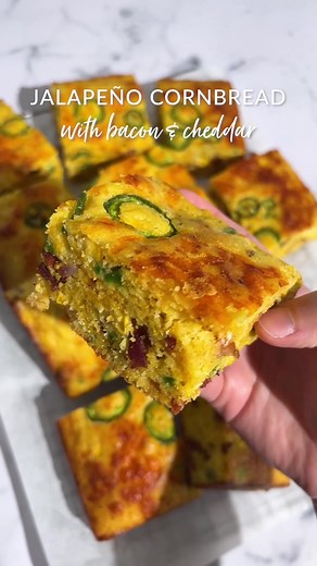 Jalapeño Cheddar Bacon Cornbread Recipe