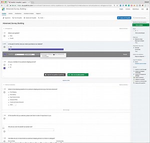 Création d'enquêtes avancées Qualtrics - On Demand