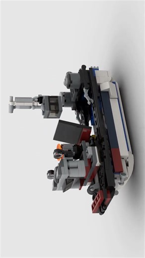 Lego 31091 Return from Fishing Fishing Boat rotate 3D #lego #retrocube #Fishing #31091 #creator