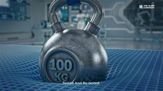 Join Ak, as he takes you through The Sleep Company's high tech lab and shows how all mattresses are tested and re-tested for 30000 sleep hours. #makersofpeacefulsleep #thesleepcompany #smargrid #mattress #tsc | The Sleep Company