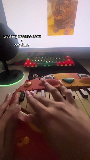 Washing Machine Heart: Cat Piano Tutorial