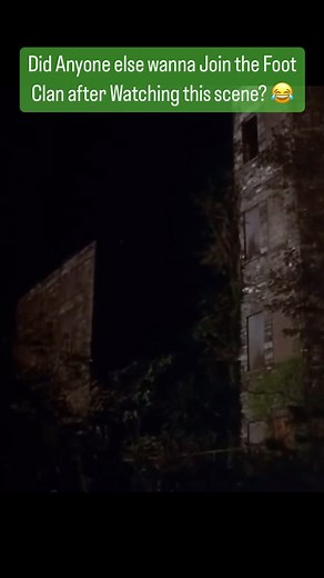 Shellback on Instagram: "Ain’t gonna lie , it crossed my mind. 😂 #tmnt #thefootclan #tmntmovie #moviescenes #funny"