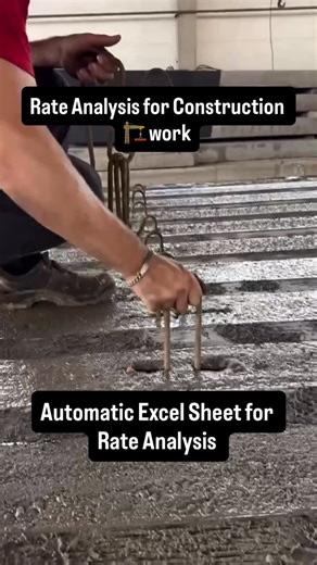 Notes Padho on Instagram: "Master Construction Rate Analysis with Our Smart Excel Tool Unlock the full potential of construction costing with our specialized Excel sheet designed for civil engineers, contractors, and construction professionals. This course will teach you how to effectively utilize a powerful Excel template that simplifies the calculation of building construction costs, ensuring precision and efficiency in your projects."
