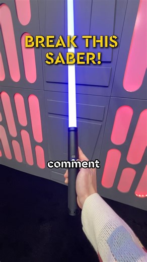 TELL ME WHAT TO DO!👇 #starwars #lightsaber #thesabercompany