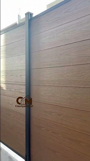 WPC Fence Installation Process & Final Showcase | Modern Backyard Upgrade