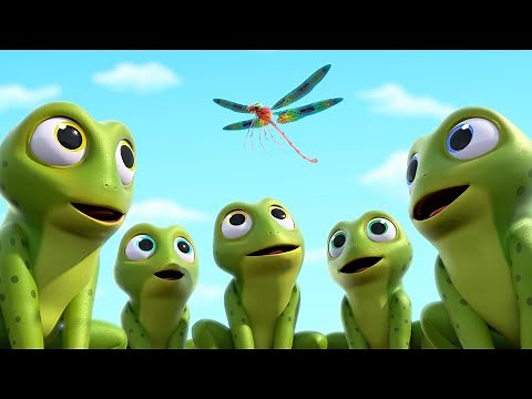 5 Green Speckled Frogs Song | Beep Beep Nursery Rhymes & Baby Songs