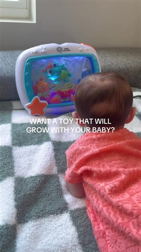 From 6 weeks old to now 6 months old, the Baby Einstein Aquarium is still a go-to for our family! 🌊🐙🐠