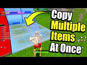 How to Copy Multiple Things At Once in Fortnite Creative Mode! (Multi Select Entire Floors!)