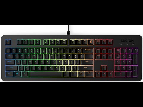 Legion K300 RGB gaming keyboard unboxing review