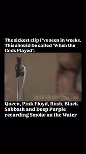 Iron Maiden, Queen, Deep Purple and Pink Floyd performing the same song?? THIS WAS AWESOME!!! Sad to think that Freddie was alive at this point, but probably too ill to turn up. In 1989, artists from Pink Floyd, Queen, Rush, Deep Purple, Black Sabbath, Yes, Iron Maiden, Free and others joined forces to raise funds for people affected by the Armenian earthquake. Kerrang called it “the greatest array of hard rock talent every assembled”. Smoke on the Water with Queen, Pink Floyd, Rush, Black Sabba