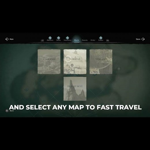 HOW TO TRAVEL ANY MAP IN AC VALHALLA #acvalhalla #xboxseriesx #trending #trend #gaming #2024shorts