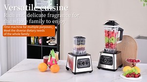 Heavy Duty Juice Fruit Mixeur 4500w Silver crest sc 1589 2 in 1 Fresh Juicer Mixer Smoothie Blender Machine