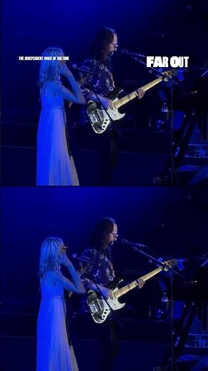 🎥 #AimeeMann joined #Rush on their Fifty Something reunion tour performing 'Time Stand Still' in LA.