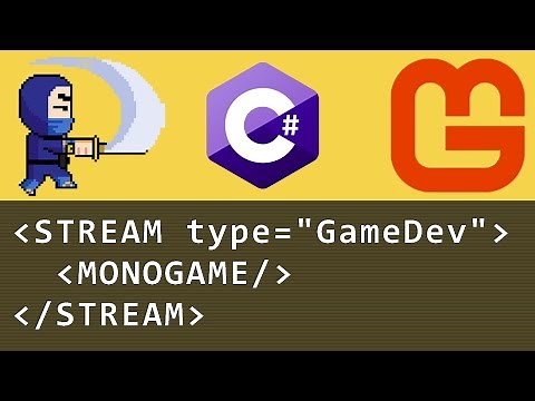 Game Dev Tutorial-Style Stream - Simple Platformer in MonoGame (C#)