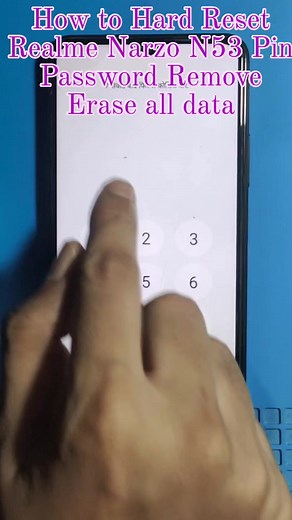 36K views · 444 reactions | Realme Narzo N53 Pin Password Remove Erase all data Hard Reset #mobiletips #MobileTech #viralreels #viralrells50k | B S Technical Mobile | Facebook