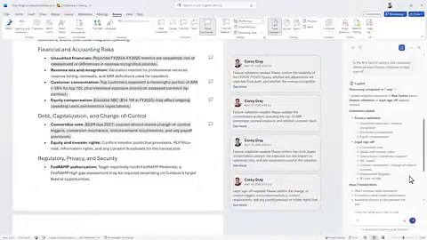 You simply cannot make this up.I saw @satyanadella’s post hyping Copilot in $MSFT Word, so I replicated his exact demo workflow in my own environment.- Had ChatGPT generate an investment memo - Opened the Copilot pane in Word  - Used the first prompt verbatim: “turn on track changes and tighten the executive summary”Copilot happily generated a redlined version…  …inside the chat box.  The actual document? Untouched.  How is this possible? 😂