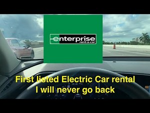 First Electric Car Rental by Enterprise. Miami Nov 2025