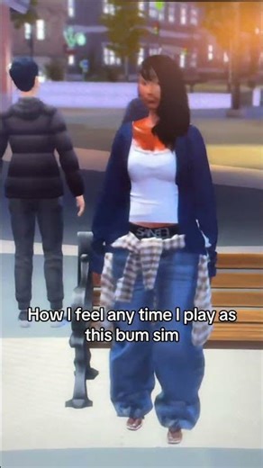 How I feel any time I play as this bum sim #sims4 #viral