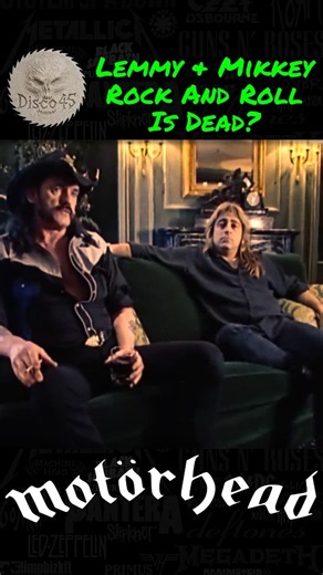 Lemmy & Mikkey destroys the "rock and roll is dead" myth #Lemmy #Motorhead #MikkeyDee
