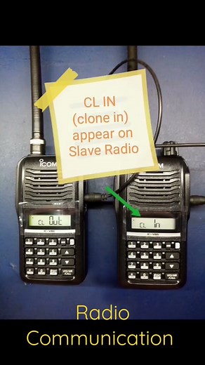 Icom IC-V86 Radio to Radio Cloning #icom #2wayradio #twowayradio