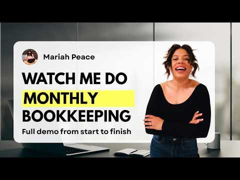 Watch Me Do Monthly Bookkeeping for a Client in QuickBooks (Full Demo w/ Screenshare)