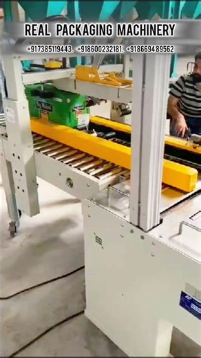 Automatic Tapping with Straping Box |Box Packing Machine #autostraping #boxpacking #boxstraping