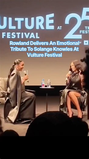 Kelly Rowland Delivers An Emotional Tribute To Solange Knowles At Vulture Festival #tamtonight