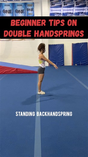 2.6K views · 49 reactions | If you’re looking to do a double handspring on the spring floor, here are some tips you can use to help achieve your goal. #tyflipzz #fypシ #reelsfacebook #cheerleader #cheerleading #gymnastics #tumbling | TyFlipzz | Facebook