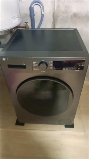 LG F94D14STS La machine à laver se déplace à l'essorage. #lavelinge #machineàlaver #lerverage