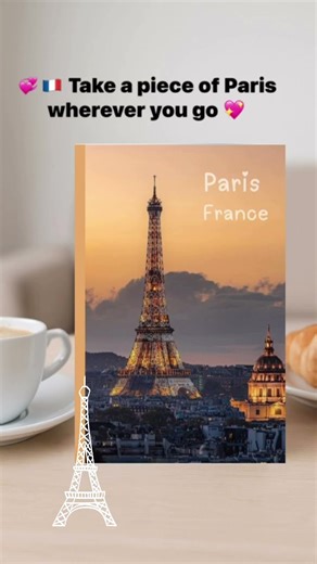 Paris France Pocketnotbook #notebooks #usa #travel #france #paristravel #eiffeltower