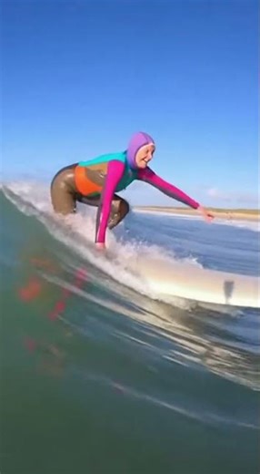 Grandma's First Surfing Adventure!