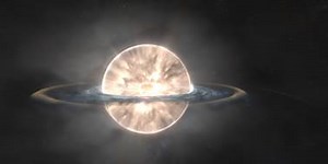 What happens when two black holes collide? To watch in VR: http://on.mash.to/2jo00c5 | Mashable