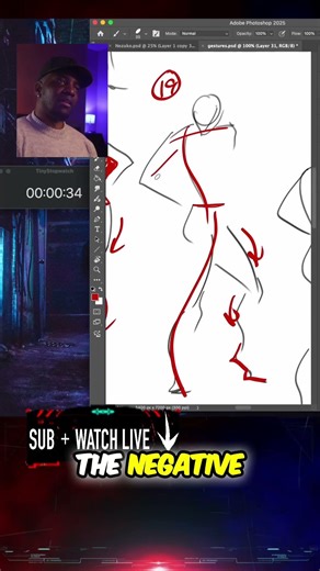 Master Gesture Drawing: Angles, Curves, and Negative Space Secrets!