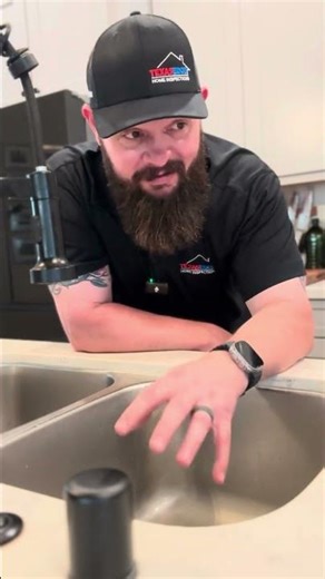 That chrome cap isn’t decoration—it’s your dishwasher’s bodyguard! 💦 #HomeInspection