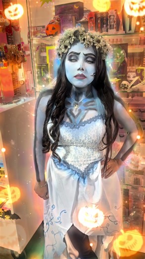 Last Halloween Makeup !!! 🥰 I Enjoy so much creating that Halloween Sally look from Corpse Brida !!! Thank you for trusting me. #halloweenseason #CorpseBrideCollection #LIVEIncentiveProgram #LIVEStory #PaidPartnership