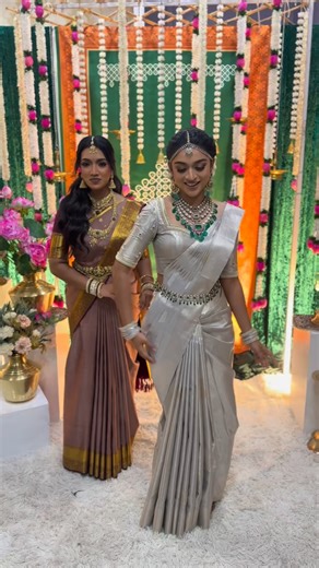 When your model is a dancer 💃 ,dance reel is a must 💞 Make up and styling @dadda_pleats Muse @angelia_winson @_sharttieeeeee_ Florist @emerald_florist Blouse @amisha_tailoring | Sireessha Silk Sarees