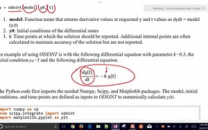 Solve Differential Equations in Python