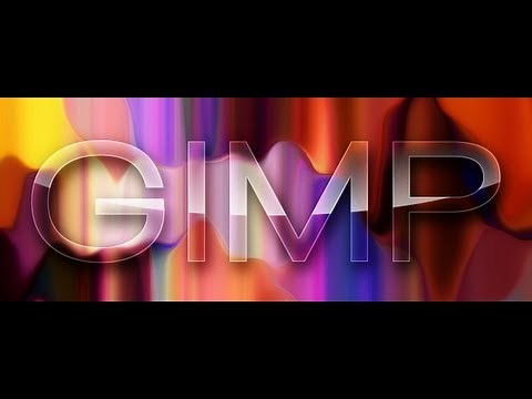 GIMP Tutorial: Glass Text Effect
