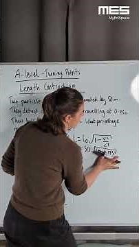 A-level Physics - Length contraction #myedspace #hannahdoesphysics #science #alevels