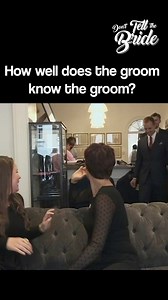 How well does this groom know his groom? 👀 #donttellthebride #weddingdress #weddingclothes #bride | Don't Tell The Bride