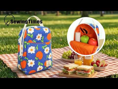 The Lunch Bag Everyone Wants to Have📌 DIY Puffy Tote Bag