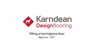 Karndean How To Series - Fitting a Herringbone floor - Rigid core 2G