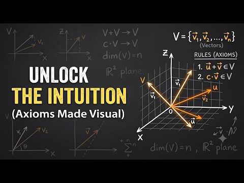 What is a Vector Space? (Definition & Intuition) - Vector Space Foundations Part 1
