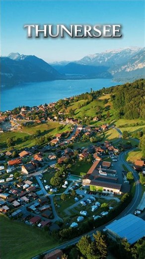Would you live here? 🌲 Thunersee Switzerland | Würdest du hier wohnen? #shorts