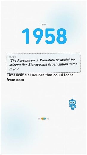 In 1958, the perceptron was born—the first artificial neuron that could learn from data. Discover ho