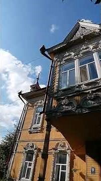 Russia. Siberia. Tomsk. The House with Firebirds.